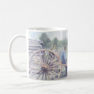 Voisins à la tasse de travail