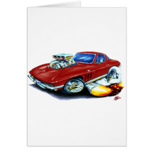 Voiture 1965 marron de Corvette