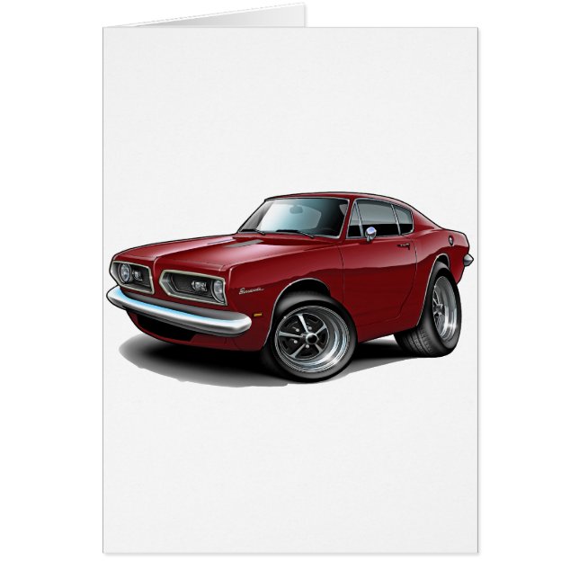 Voiture 1967-69 marron de barracuda (Devant)