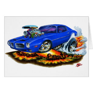 Voiture 1970-72 de bleu de Firebird