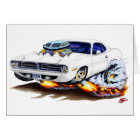 Voiture 1970 de blanc de Cuda