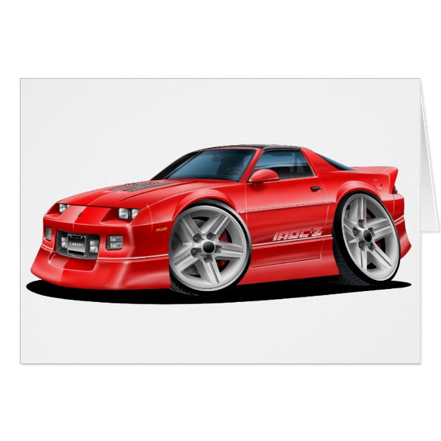 Voiture 1982-92 de rouge de Camaro (Devant horizontal)