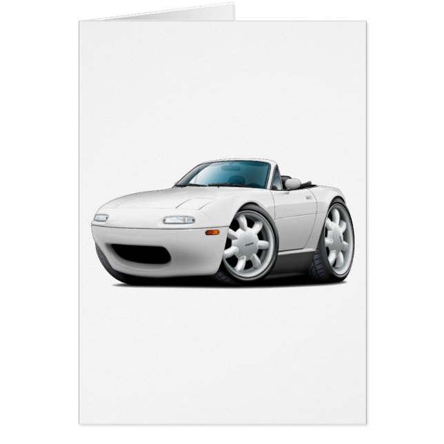 Voiture 1990-98 de blanc de Miata (Devant)