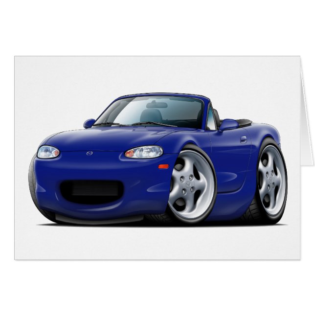 Voiture 1999-05 bleu-foncé de Miata (Devant horizontal)