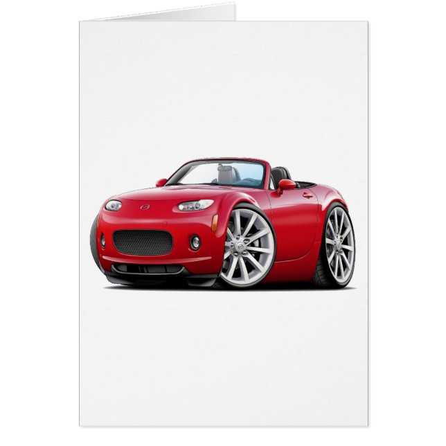 Voiture 2006-08 de rouge de Miata (Devant)