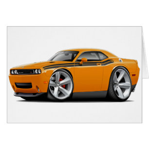Voiture 2009-11 Orange-Noire du challengeur droite