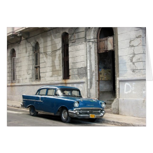 Voiture à cuba vintage (Devant horizontal)