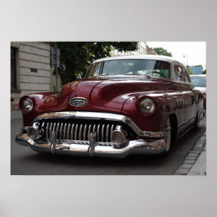 Voiture ancienne - affiche