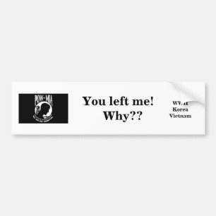 Voiture Autocollant #1 de POW/MIA