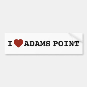 Voiture Autocollant Adams Point coup de coeur