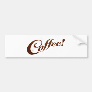 Voiture Autocollant - Café Faits de Marc de Café
