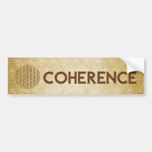 Autocollant « « Cohérence » Fleur de Vie »