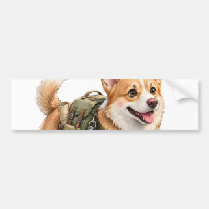 Voiture Autocollant de choc Corgi Randonnée Aventure Aquar