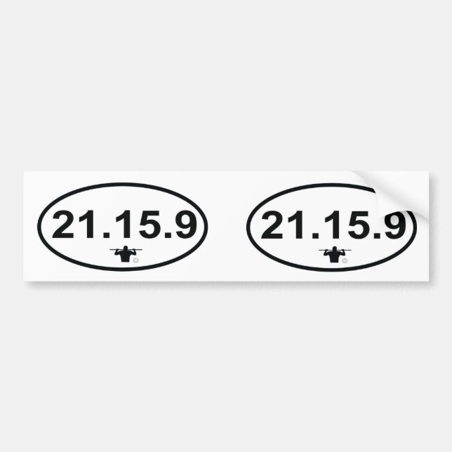 Voiture Autocollant de culte de CrossFit (Devant)