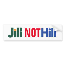 Autocollant de Jill Stein anti-Hillary pas "de