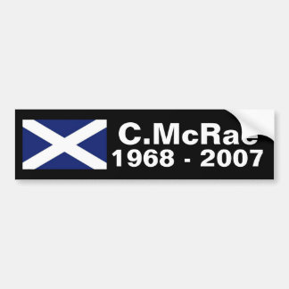 Voiture Autocollant de mémorial de Colin McRae