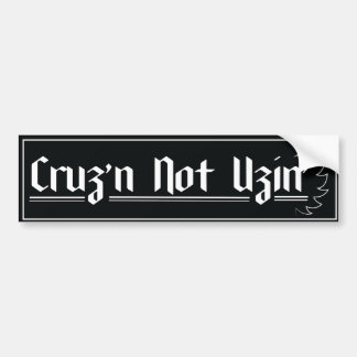 Voiture Autocollant de pare-chocs avec le slogan AA/NA « C
