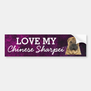 Voiture Autocollant de pare-chocs chinois Sharpei