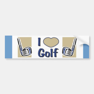 Voiture Autocollant de pare-chocs de golf