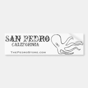 Voiture Autocollant de pare-chocs San Pedro Octopus