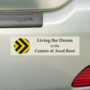 Voiture Autocollant de pare-chocs SCA Axed Root