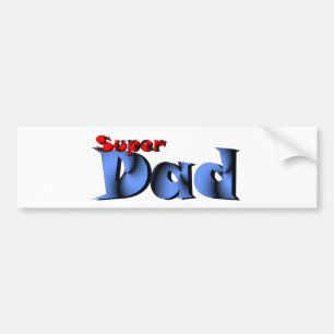 Voiture Autocollant de pare-chocs Super Papa