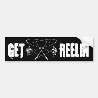 Voiture autocollant de pêche