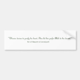 Voiture Autocollant islamique de citation