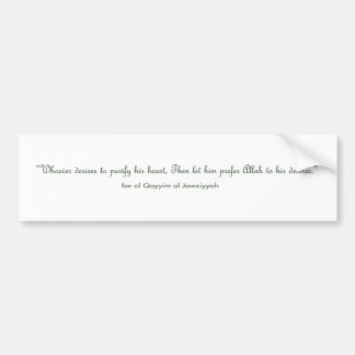 Voiture Autocollant islamique de citation