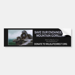 Voiture Autocollant "PRÉCIEUX" pour gorilles de montagne
