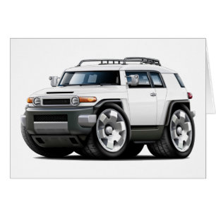 Voiture blanche Fj Cruiser