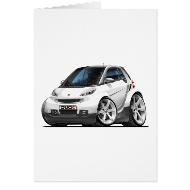Voiture blanche intelligente (Devant)