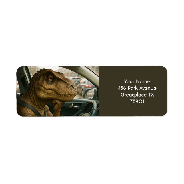 Voiture de conduite Imaginaire Dinosaur (Devant)