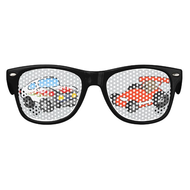 Voiture de course Lunettes de soleil pour enfants (Devant)