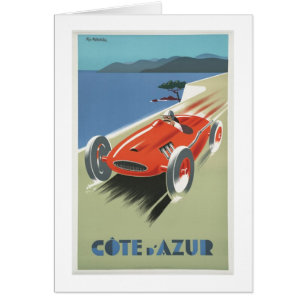 Voiture de course vintage de Cote d Azur