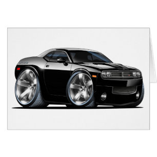 Voiture de noir de challengeur de Dodge