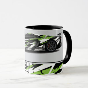 Voiture de sport Café Mug à deux tons