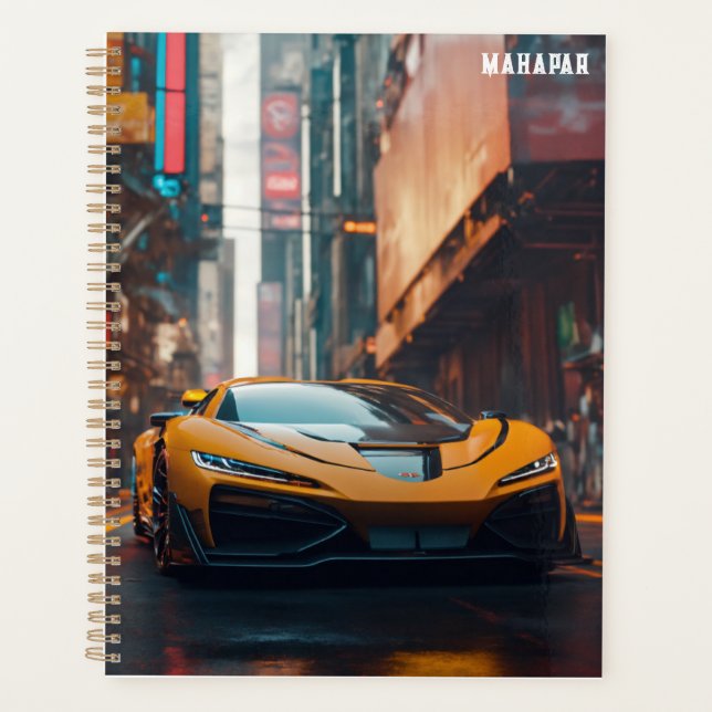 Voiture de sport ultra dystopique (Devant)