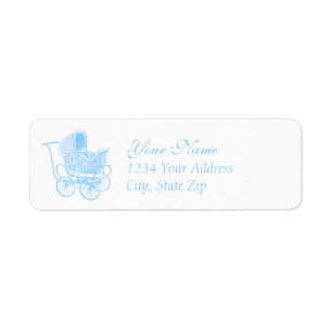 Voiture d'enfant bleue vintage