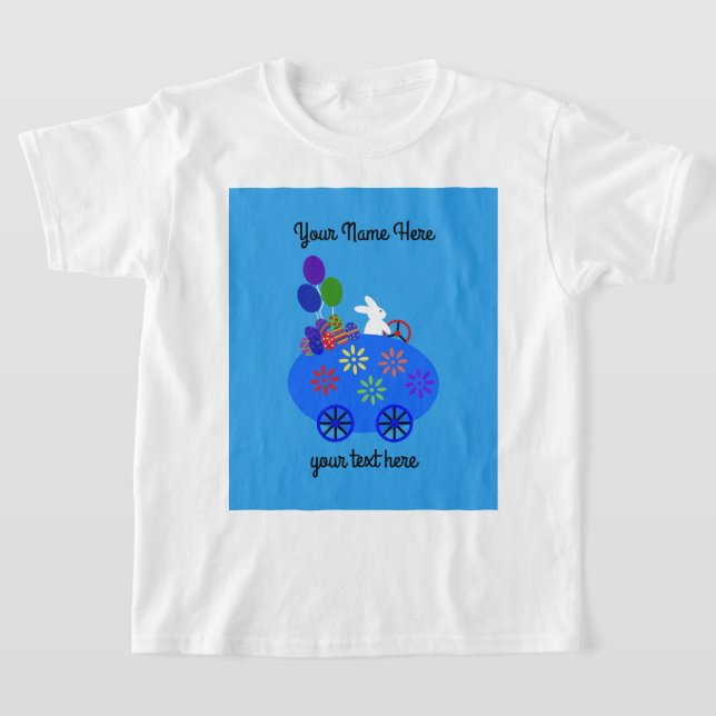 Voiture d'oeuf à cheval Bunny #3 T-shirt (Poser)