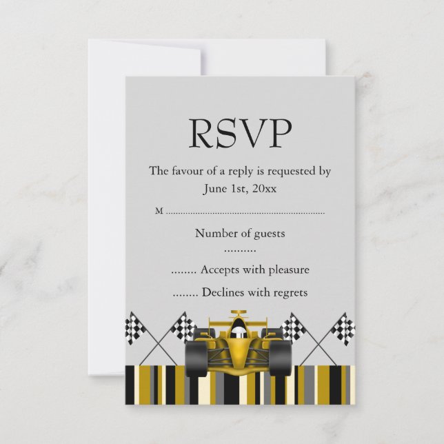 Voiture Gold Race RSVP (Devant)
