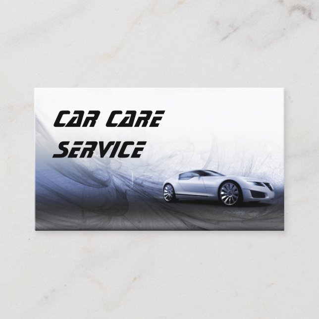 Voiture Grey Dans Le Carte de visite Motion (Devant)
