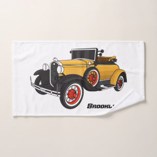 Voiture jaune classique 1931