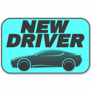 Voiture moderne pour Sticker Ado (Nouveau conducte