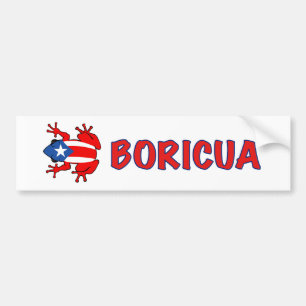 Voiture Porto Rico - autocollant de Coqui - de Boricua