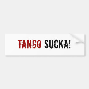 Voiture Tango Sucka! autocollant de pare-chocs de guerre