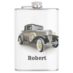 Voiture Vintage - Ajouter un nom - Flacon