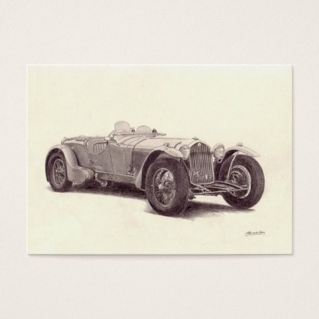 Voiture Vintage : Alpha Romeo 8C (Devant)