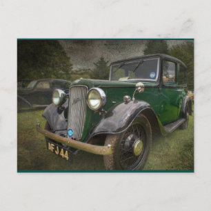 Voiture vintage cool carte postale vintage