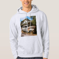Voiture Vintage Et Garage, Sweat - shirt à capuche